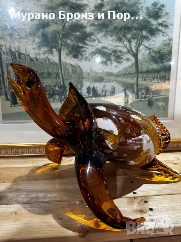 Уникална Костенурка МУРАНО (Murano) – 8.5 кг Масивно Стъкло