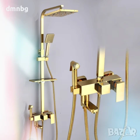 Душ система със смесител в златно 811-C, снимка 6 - Душове - 47503897