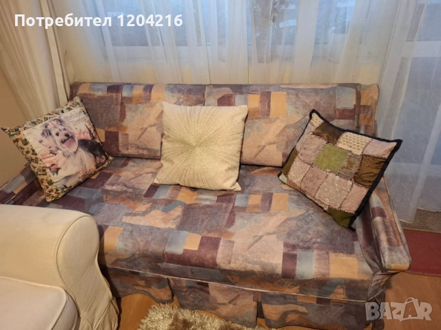 Двуместен старинен диван, снимка 8 - Дивани и мека мебел - 52482042