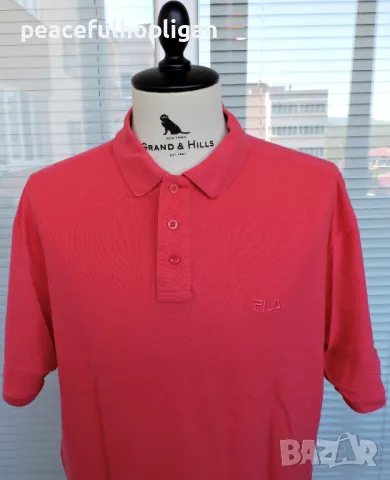Fila  Salomon Casual Polo Shirt - мъжка стилна тениска с яке размер XL , снимка 2 - Тениски - 50326839