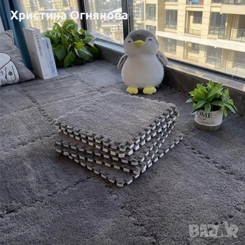 Мек килим пъзел от 10 части 1кв .м, снимка 6 - Други - 53839191