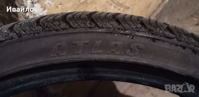 Продавам 4 броя всезони гуми 225.35.19 на 1 сезон дот 2021 Атлас почти нови , снимка 4 - Гуми и джанти - 54086203