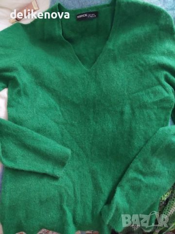 Кашмир. HAWICK. SCOTLAND Size S-M Изключителен пуловер, снимка 1 - Блузи с дълъг ръкав и пуловери - 45250275