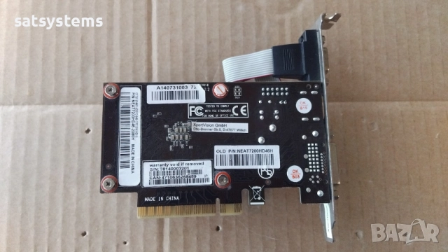 Видео карта NVidia GeForce Palit GT720 HDMI 2048MB GDDR3 64bit PCI-E, снимка 8 - Видеокарти - 52516855