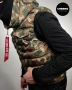 Мъжки камуфлажен елек с качулка ALPHA INDUSTRIES Camouflage Hooded Field Vest L•M  Нов без етикети , снимка 1