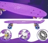 Емблема на градския стил: Скейтборд пениборд със светещи колела - смело каране и неповторими трикове, снимка 15
