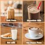 Нов Уред за разпенване / затопляне на мляко Млечна пяна за секунди Кафе, снимка 7
