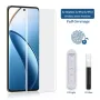 Realme 14 Pro+ / 12 Pro+ / GT 7 Pro / 3D UV ТЕЧНО ЦЯЛО ЛЕПИЛО Извит стъклен протектор за екран, снимка 3