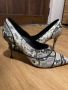 OxItaly обувки с ток, естествена кожа 38 и 1/2, снимка 1