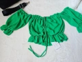 Дамска зелена блуза , снимка 5
