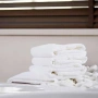 Бяла хавлиена кърпа 100% памук – 450 гр/м², снимка 5