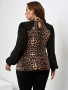 Блуза леопардов принт, Елегантна блуза, снимка 2