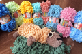 Ръчно плетена играчка овца, снимка 1 - Плюшени играчки - 45010648
