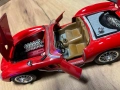 BBURAGO метална колекционерски модел FERARRI 250 TESTAROSSA 1:18, снимка 6