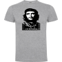 Нова мъжка тениска с Че Гевара в сив цвят