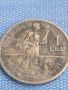 Сребърна монета 1 леа 1914г. Румъния Карол Реге за КОЛЕКЦИОНЕРИ 45525, снимка 2