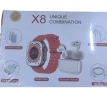 Комплект 8 в 1 X8 Smartwatch + слушалки, зарядно и външна батерия, снимка 5
