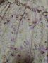 ИЗКЛЮЧИТЕЛНО КРАСИВА рокля на лилави маргаритки с къдрички и коланче в бохо стил , снимка 2