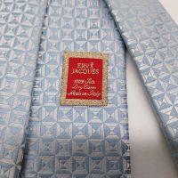 Дизайнерска мъжка вратовръзка ERVE JACQUES, Италия, коприна, без следи от употреба, снимка 2 - Други - 45535199