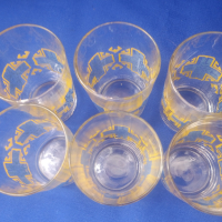 Руски стакани за чай, тънкостенни, термоустойчиви, шарка – 6 бр, снимка 5 - Чаши - 44938965