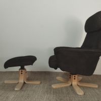 Комфортно скандинавско релакс кресло, снимка 2 - Дивани и мека мебел - 45687342