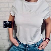 3 цвята дамска тениска Elisabetta Franchi , снимка 2 - Тениски - 45256499