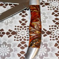 ловджийски сгъваем нож, снимка 4 - Ножове - 45439311
