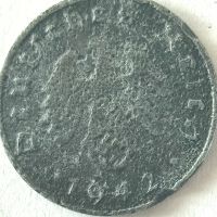 Стара немска монета 1 пфениг от 1942 г., снимка 2 - Нумизматика и бонистика - 45189282