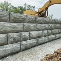 Голям бетонен БЛОК с ефект "СКАЛА" за Подпорна стена "LEGO", снимка 5 - Строителни материали - 44932088
