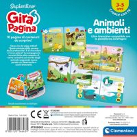 Резервни страници за интерактивна книга Clementoni Girapagina Sapientino. Италианска версия , снимка 2 - Образователни игри - 45887775