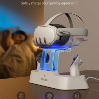 NexiGo Enhanced Charging Dock с LED светлина за Oculus Quest 3, снимка 5 - Аксесоари - 45094623