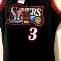 Оригинален мъжки баскетболен потник на Allen Iverson 1997-1998 , снимка 3 - Спортни дрехи, екипи - 45404796
