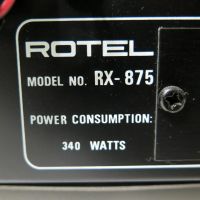 Rotel RX-875, снимка 7 - Ресийвъри, усилватели, смесителни пултове - 45383145