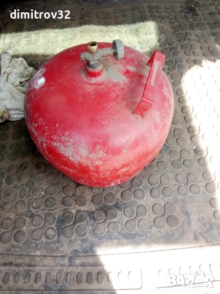 българска газова туристическа бутилка, снимка 1