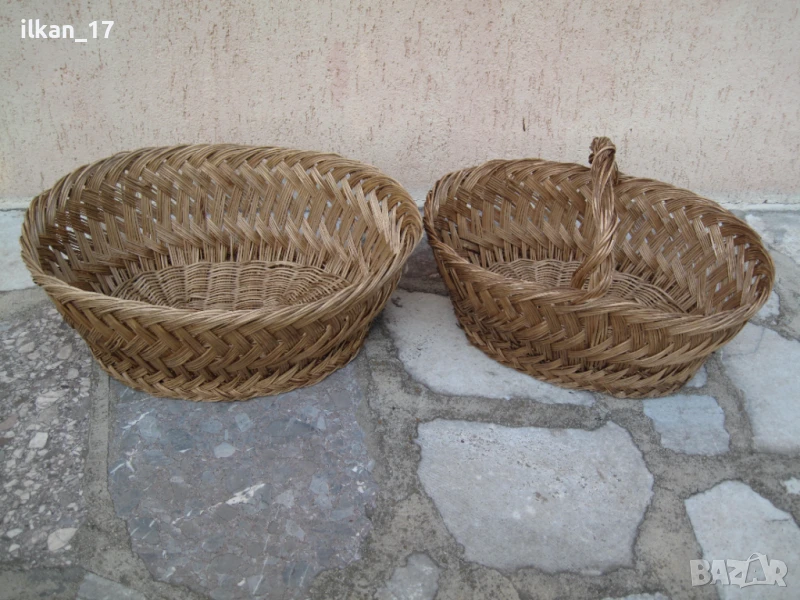 Кошници плетени два броя в отлично състояние внос от Германия, снимка 1