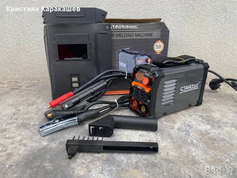 Професионален инверторен електрожен STAHLMAYER 350А с дисплей, снимка 1