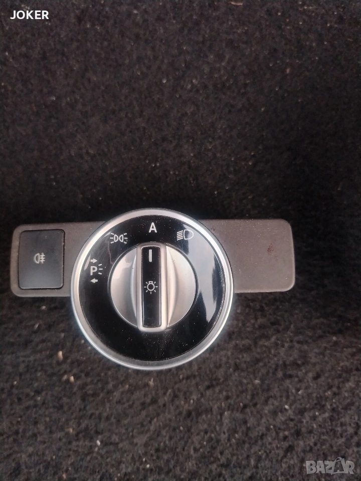 Оригинален ключ за фарове Mercedes C/E-клас W204 W212 [2.1, 2.2] , снимка 1