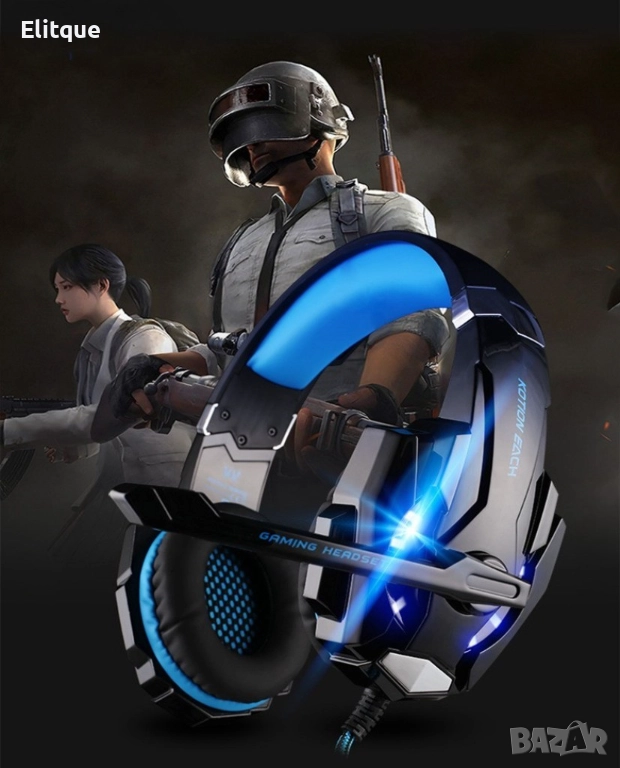 Интересни геймърски слушалки в два цвята KOTION EACH G9000 - EP8, снимка 1