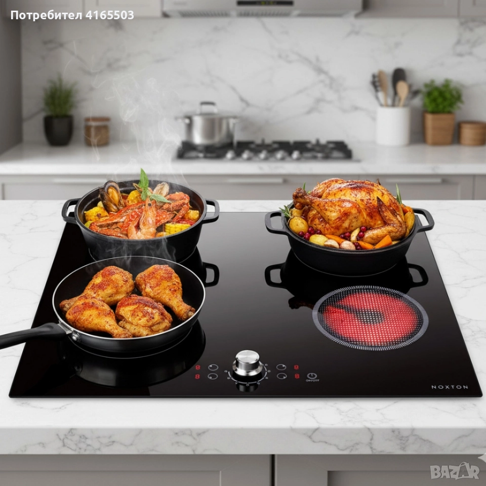 1бр./ Стъклокерамичният плот NOXTON NTC-D46082, снимка 1