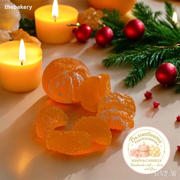 Сапунчета ,,Мандарина”-идеалният подарък за празниците, снимка 1