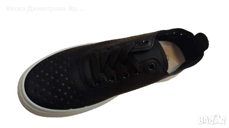 Летни маратонки с принт на дупки, снимка 1