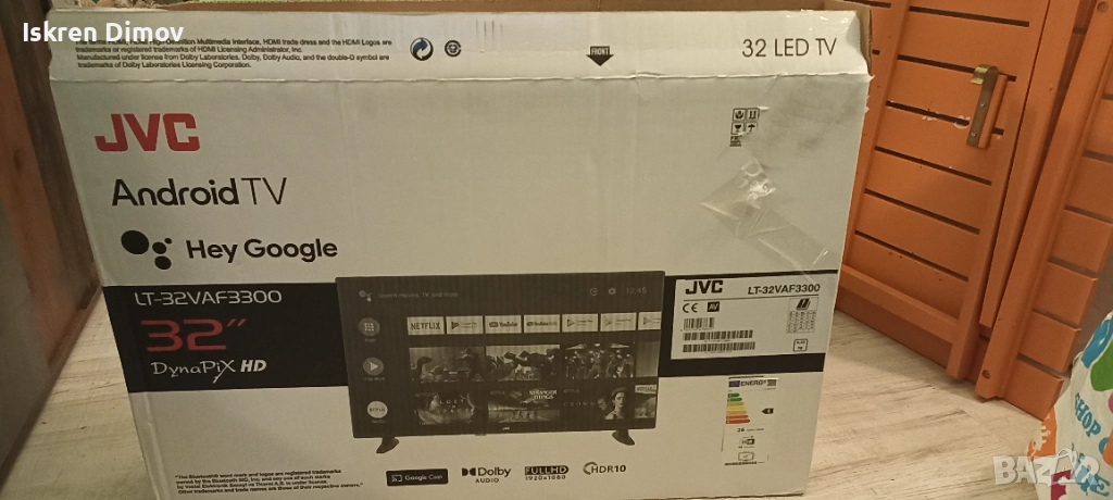 Телевизор JVC LT 32 AndroidTV, снимка 1