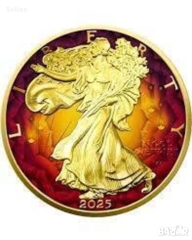 1 долар САЩ Happy Diwali- Сребро, снимка 1