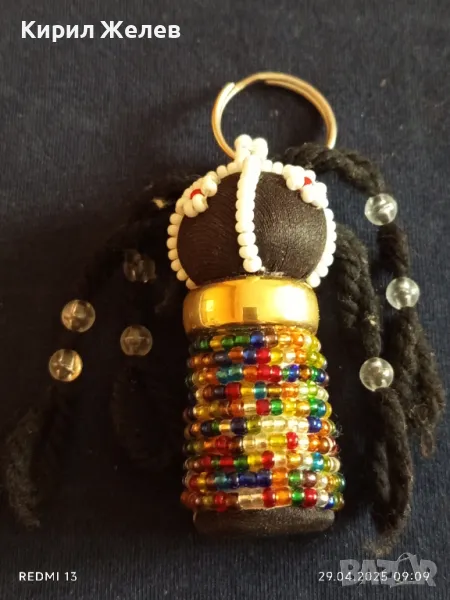 Арт ключодържател много красив интересен ръчна изработка 13736, снимка 1