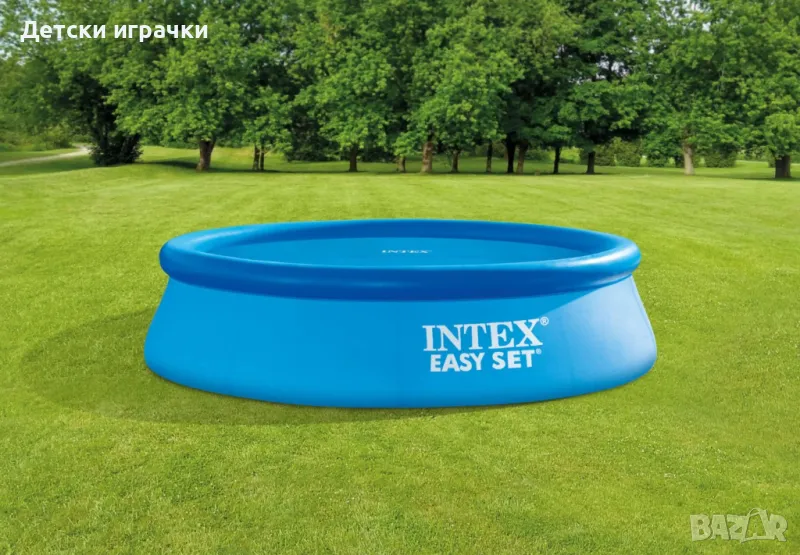 Соларно покривало Intex, диаметър 488 см, PVC, UV устойчиво, снимка 1