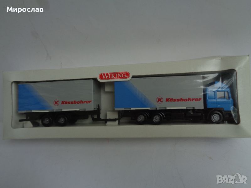  WIKING H0 1/87 MAN КАМИОН МОДЕЛ ИГРАЧКА КОЛИЧКА, снимка 1