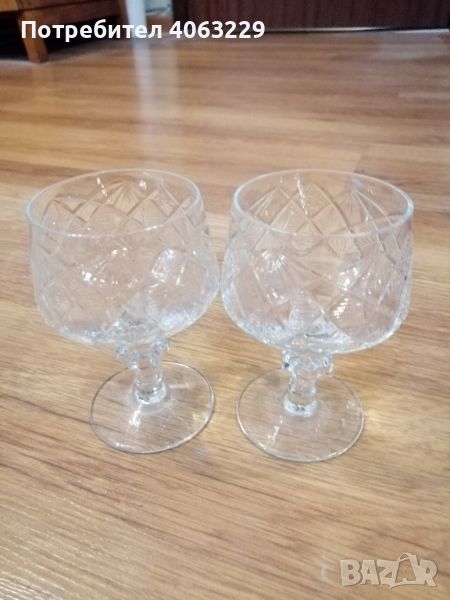 Две кристални чаши, снимка 1