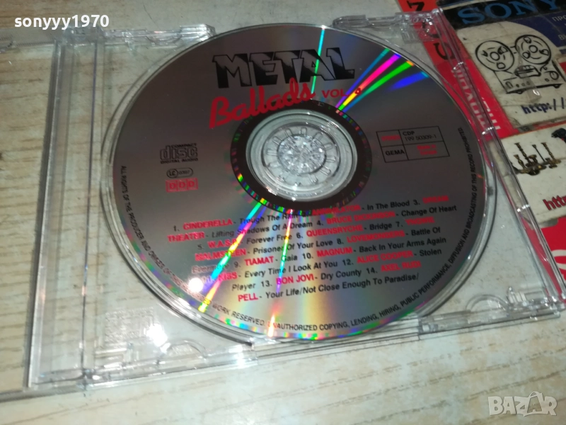 METAL BALLADS CD 2509251528, снимка 1