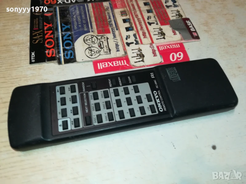 ONKYO RC-289C ORIGINAL REMOTE-ВНОС SWISS 0106251204, снимка 1