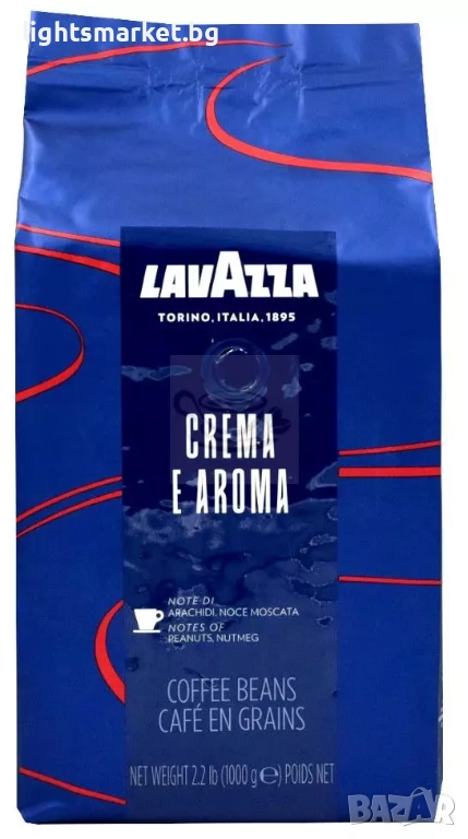 Lavazza Crema e Aroma Blue 1кг кафе на зърна, снимка 1